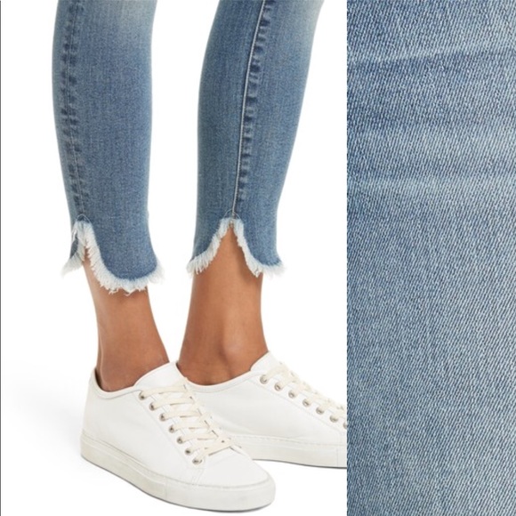 FRAME Le High Skinny Petal Hem Jeans - Picture 4 of 8